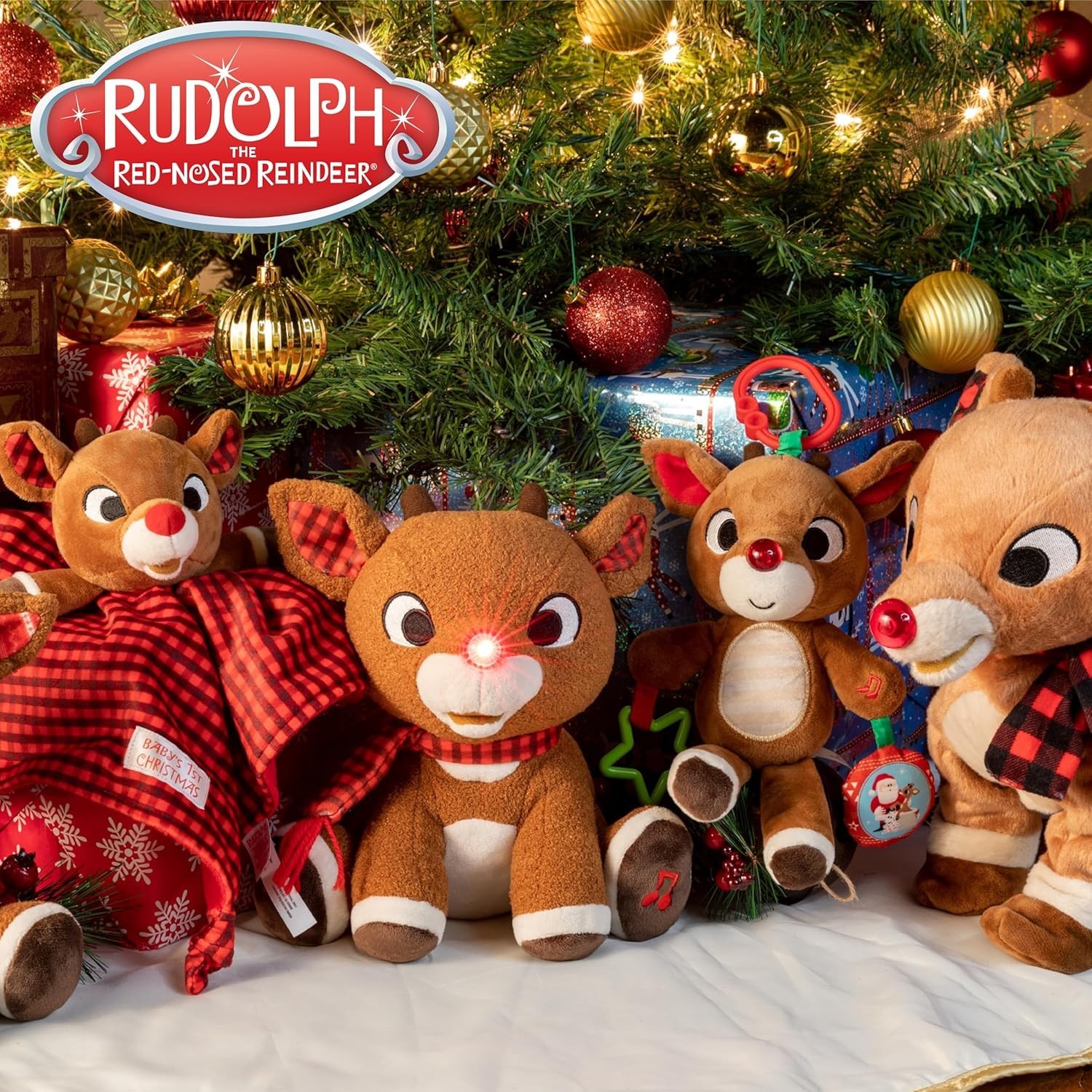 Rudolph The Red-Nosed Reindeer On The Go Teether Developmental Activity Toy, ...