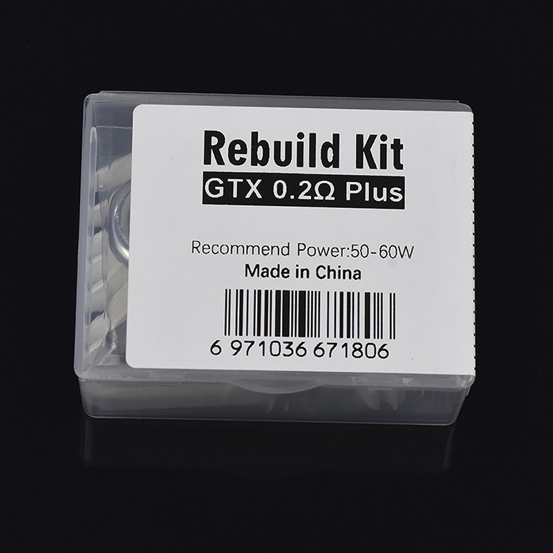 DIY Rebuild Kit GTX 0.2ohm Plus Mesh Coil Resistance Wire Replacement Accessory