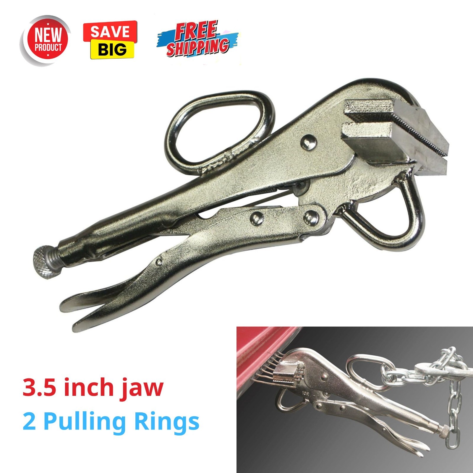 Pulling Plier Clamp Auto Bodywork Tool for Car Dent Removal Collision Repair