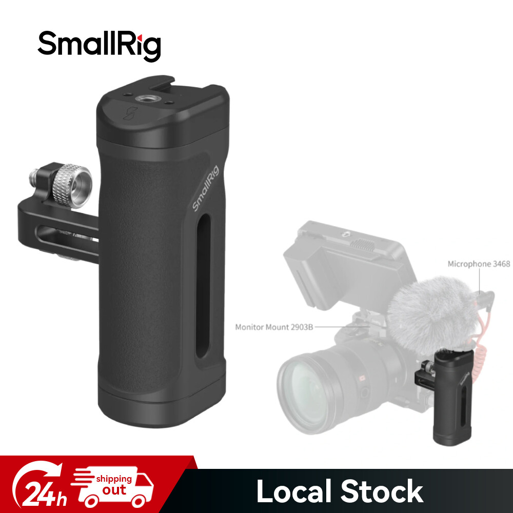 SmallRig Lightweight Mini Side Handle with Dual 1/4"-20 Screw Mount 4755