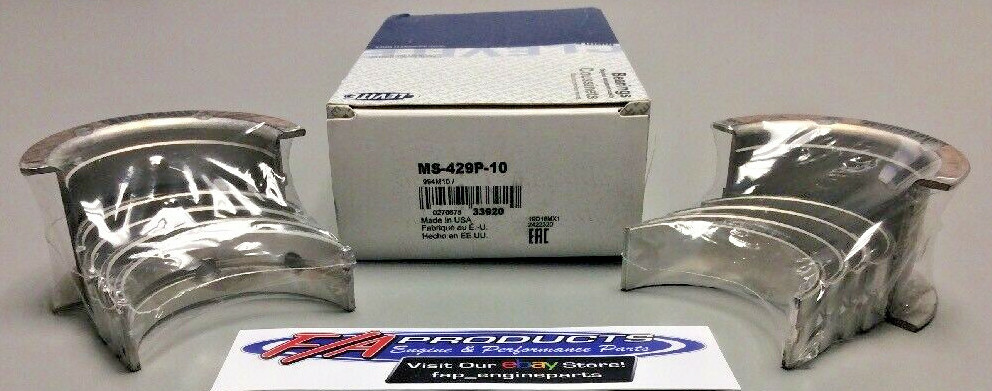Clevite MS429P-10 Small Block Chevy SMALL JOURNAL -010" Engine Main Bearing Set