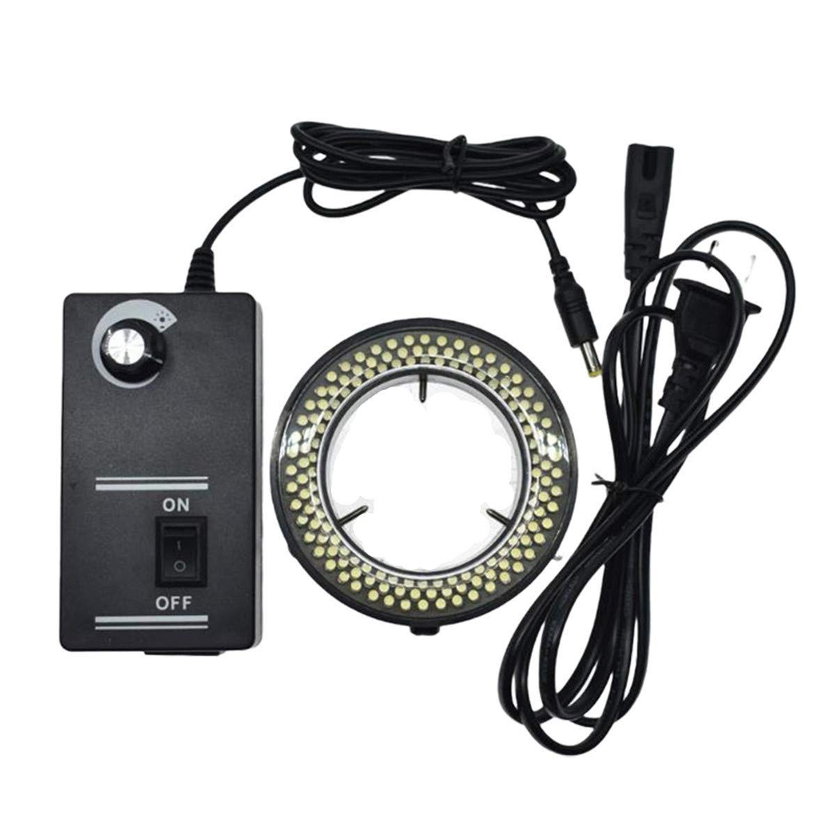Digital Microscope Accessories 60 LED Adjustable Ring Light Illuminator Lamp ...
