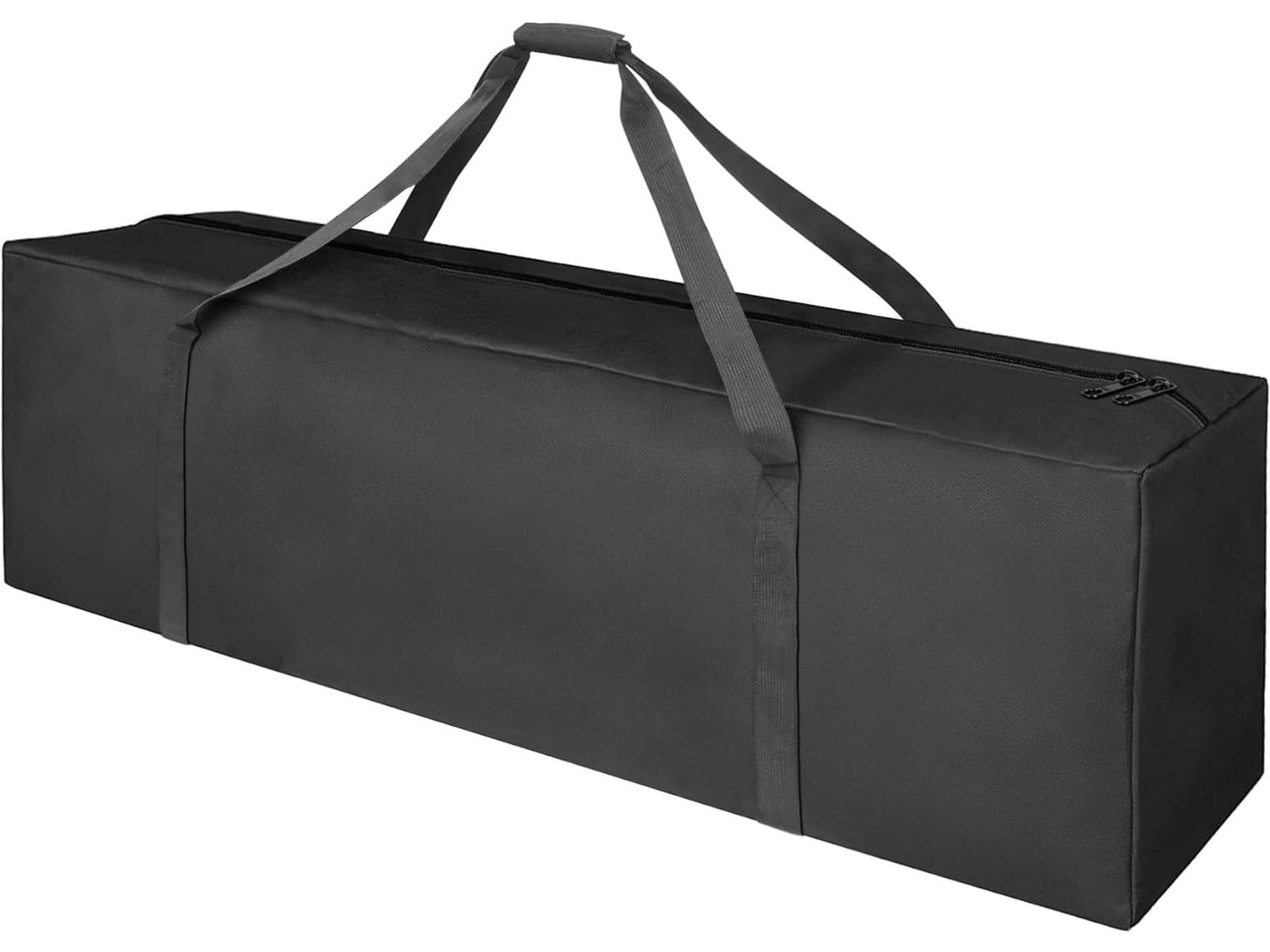 Extra Large Duffle Bag 52 Inch 163L Travel Storage Bag Lockable Zipper Black