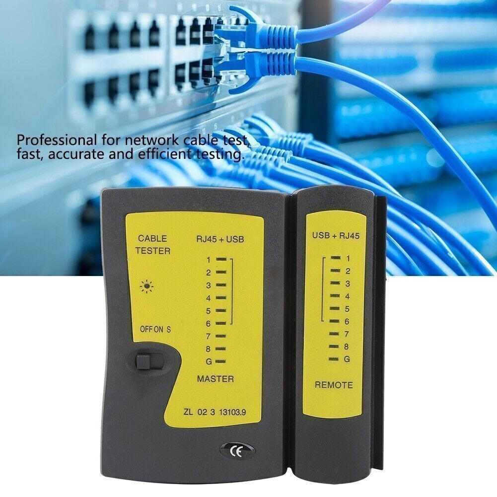 YG468U Professional RJ45+USB Cable Tester Fast Accurate Testing Network Phone