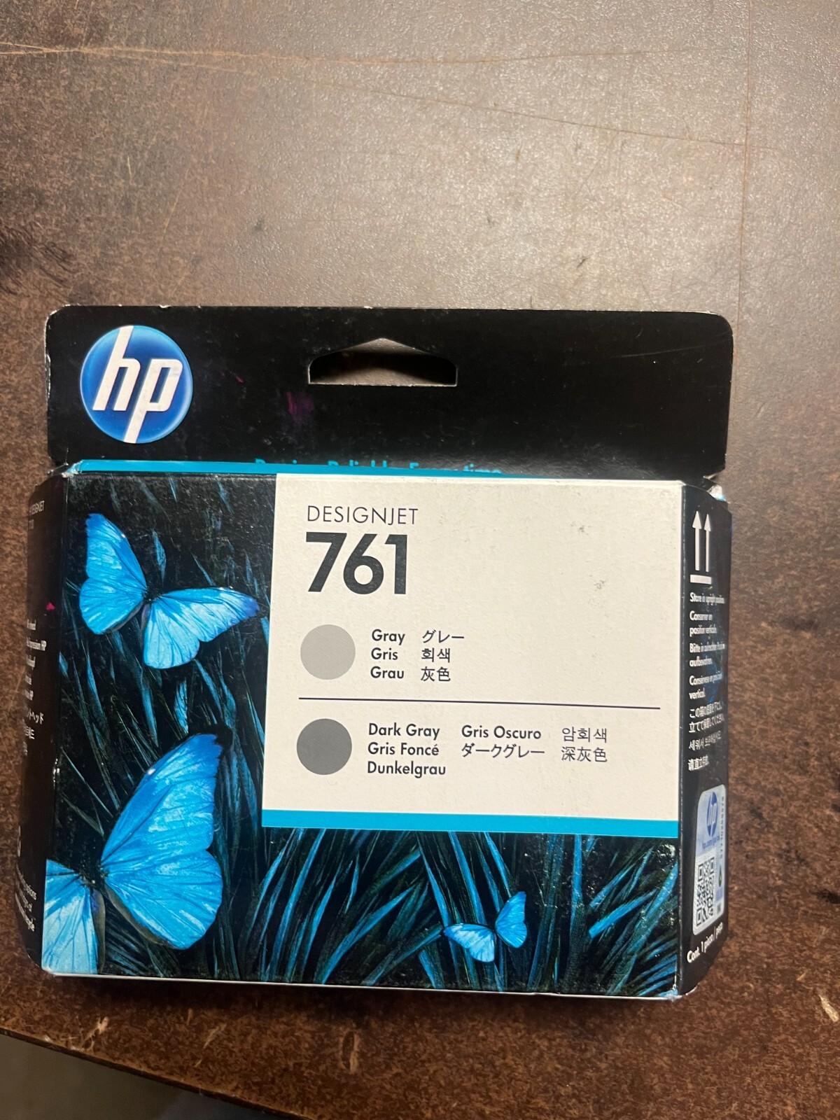 2020 - HP CH647A 761 Gray / Dark Gray Designjet Printhead sealed box