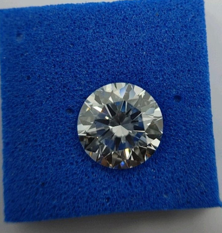 Loose Lab Grown CVD Diamond 11.50 mm Round D Color IF Clarity Certified Diamond