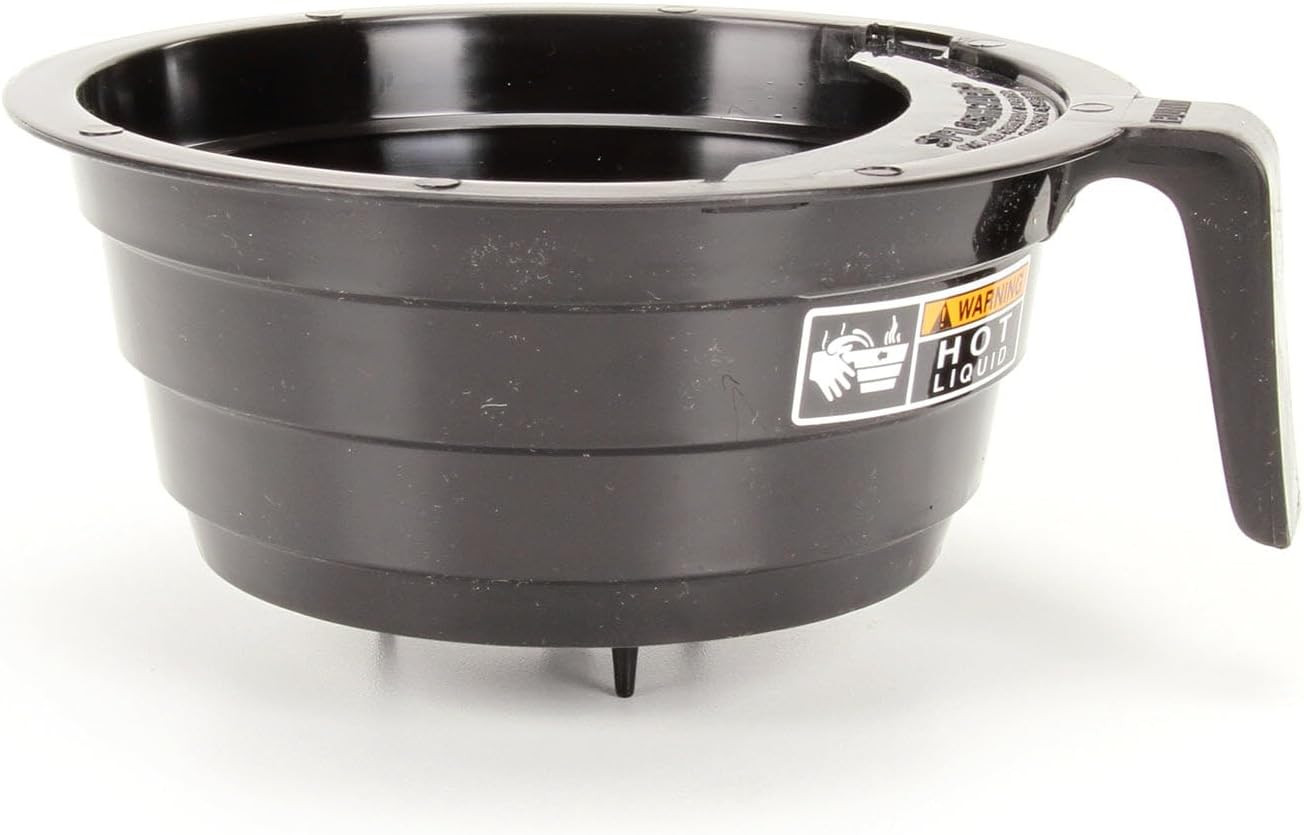 20583.0003 Black Plastic Funnel with Decals