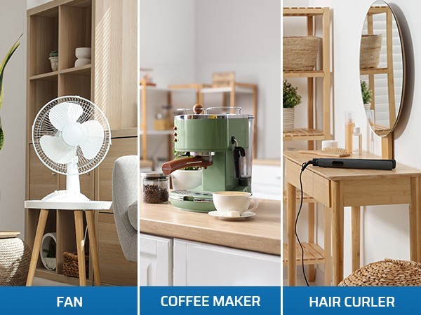 DEWENWILS 2-Pack Timer Outlet, 36H Countdown, Repeat Function,for Lights & Fans