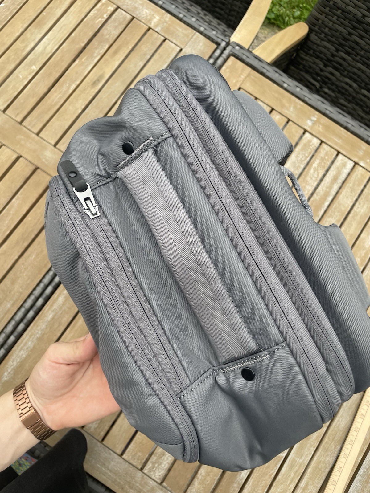 Solgaard Venture Backpack Gray Used Great Condition