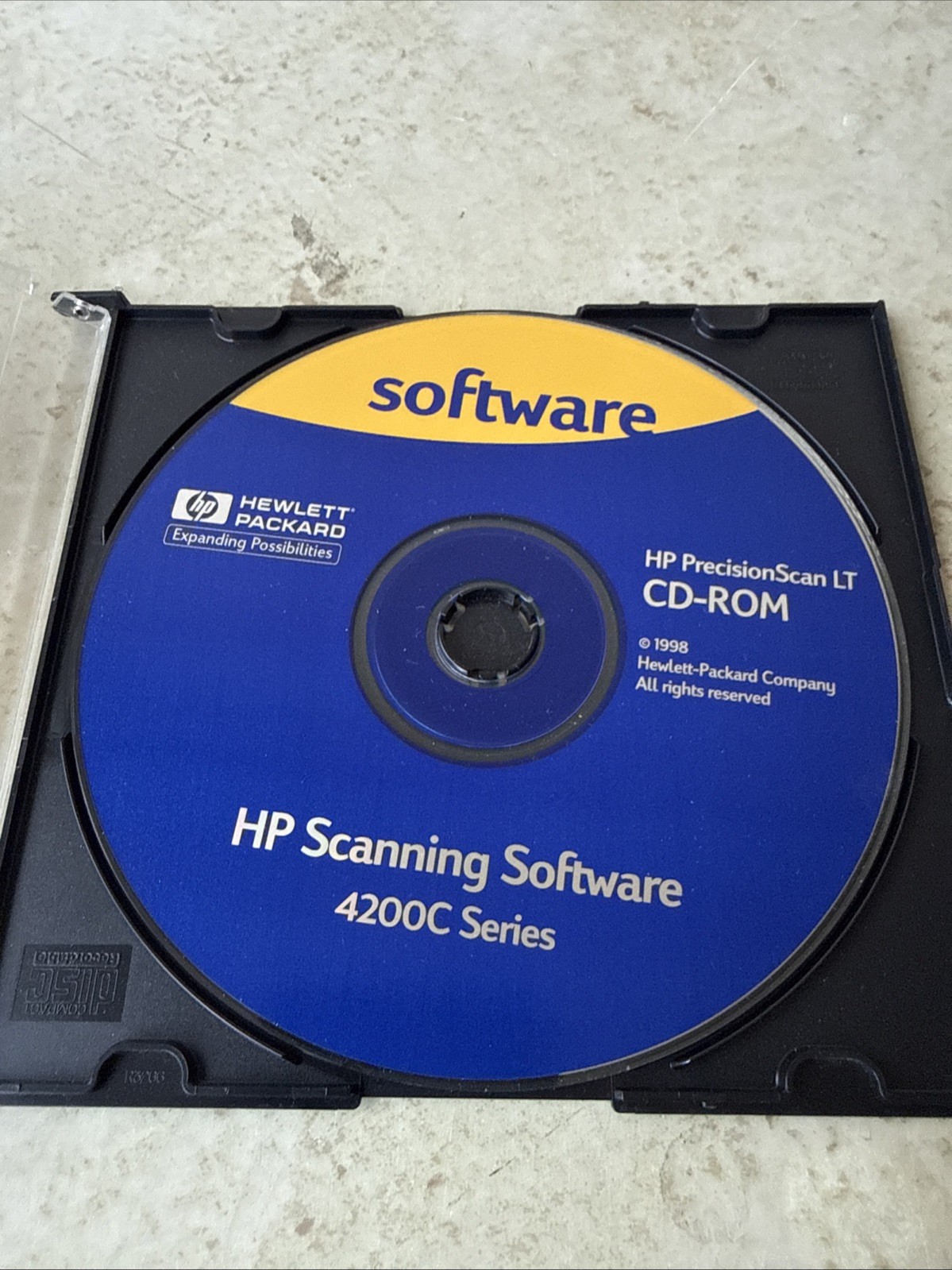 HP PrecisionScan LT CD-ROM - HP Scanning Software 4200C Series
