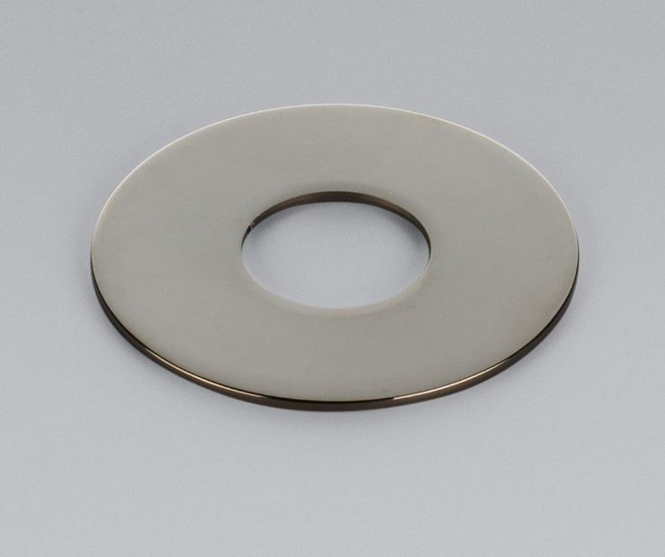 Schaller Germany Les Paul/SG Style Toggle Switch Plate Ruthenium 15200600