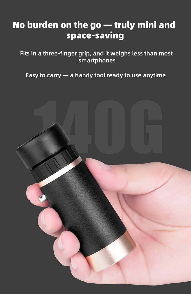 Mini Portable Monocular Telescope 6x21D High Power HD Hiking Compact Scope