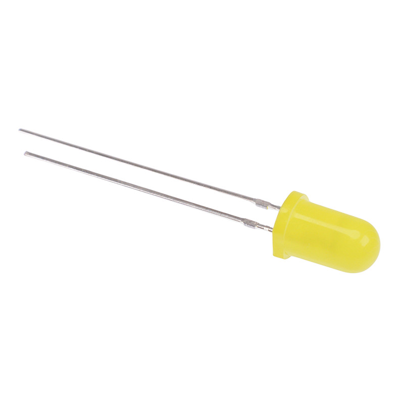 50 x Yellow Flashing 5mm Diffused LED 1.8Hz 330mcd