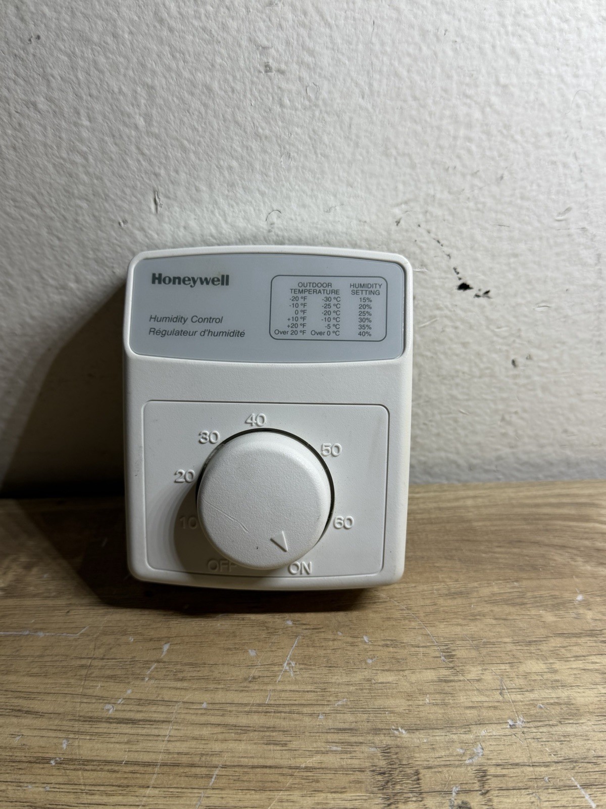 Honeywell H8908B 1002 H8908B1002 Whole Home Humidifier Control Humidistat