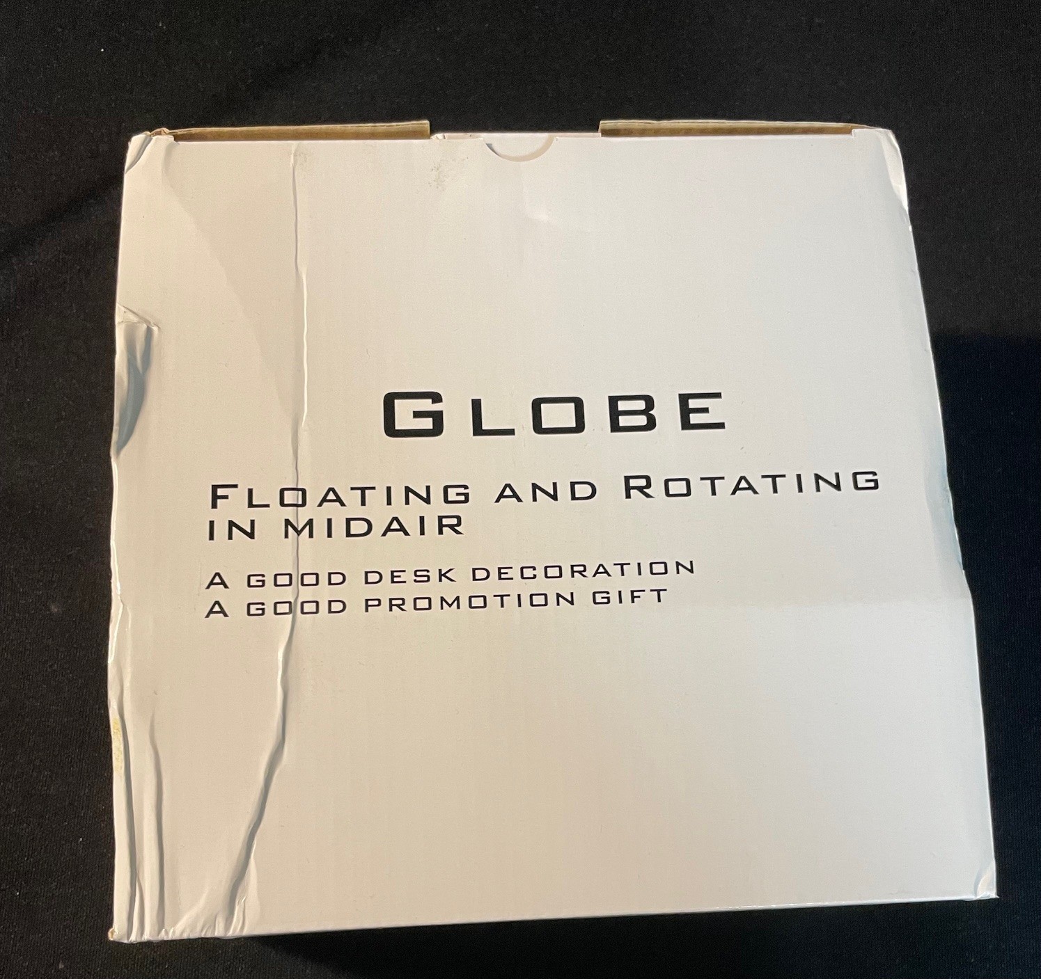 Magnetic Levitation Floating Silver Earth Globe w/ C Shape Base LED Light-NEW