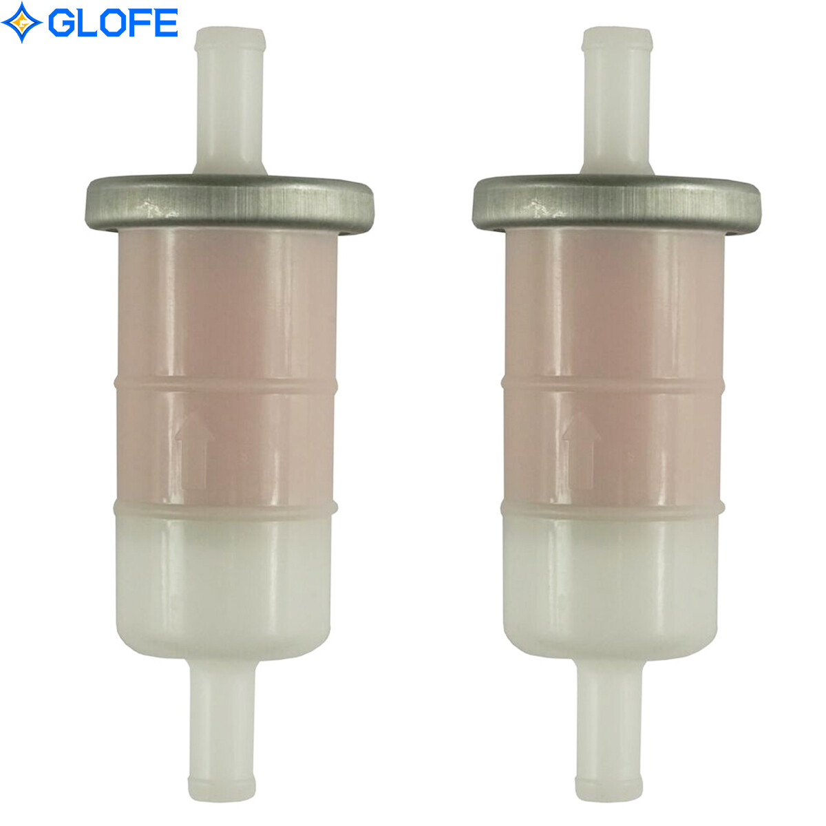 2PCS Fuel Filter For Kawasaki KAF400B Mule 600 2013 & Before