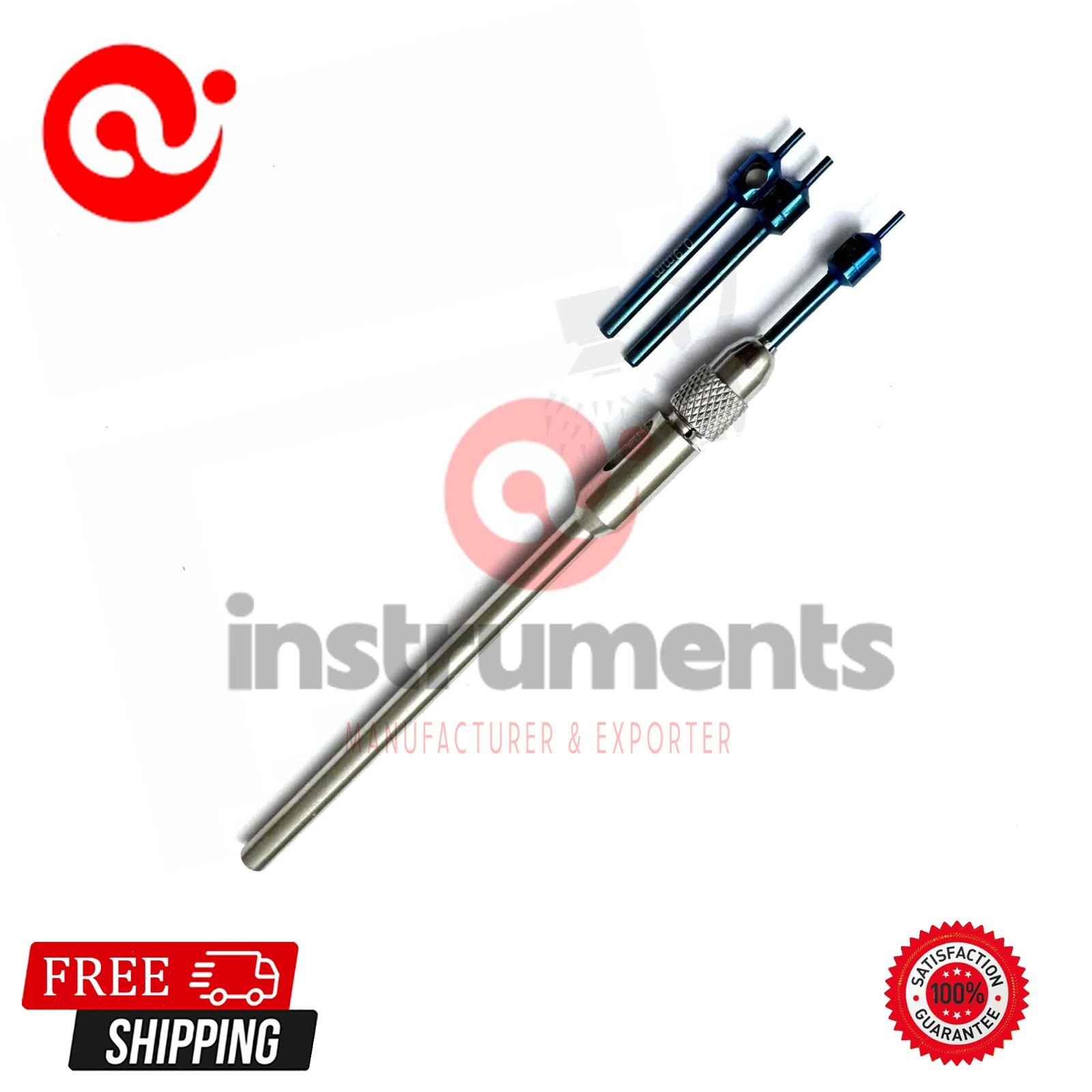 Hair Transplant FUE Hair Punch KIt 4pcs set  Punch Sizes 0.8mm,0.9mm,1.0mm By Ai
