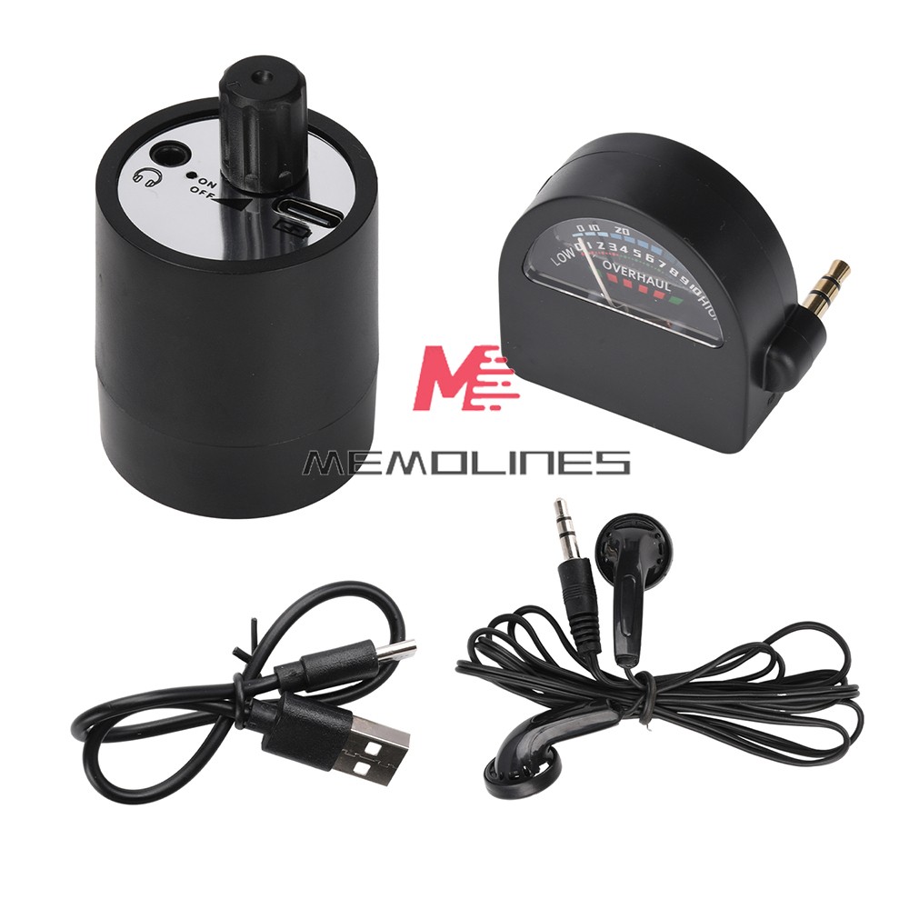 Water Leak Detection Tool Pipe Leakage Monitor w/Sound Frequency Display Pointer