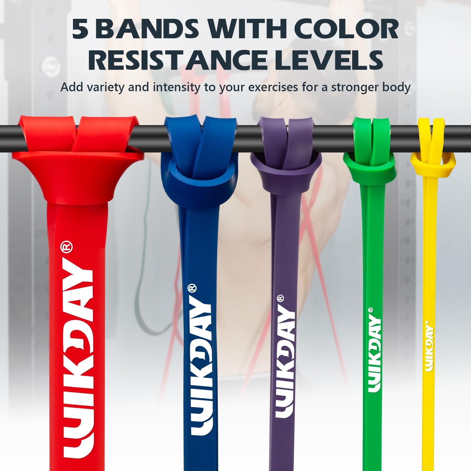 Resistance Bands for Working Out, Exercise Bands, Workout Bands, Pull Up Assi...
