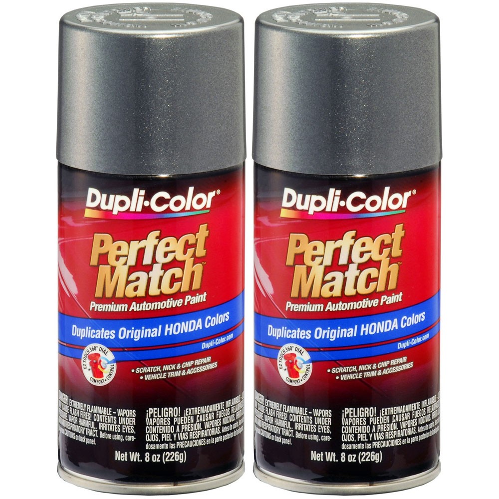 Duplicolor BHA0990 (2-Pack), Aerosol Paint for Honda NH737M, Polished Metal