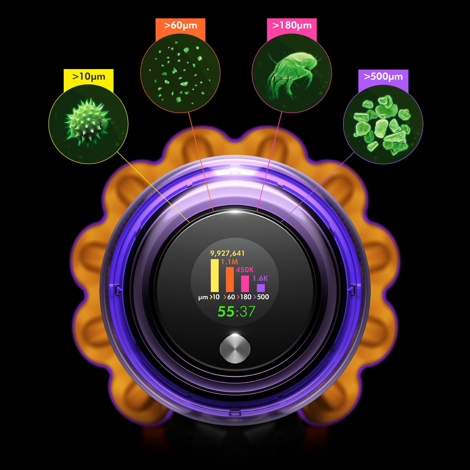 Dyson V15 Detect Total Clean Extra | Yellow/Nickel | Refurbished