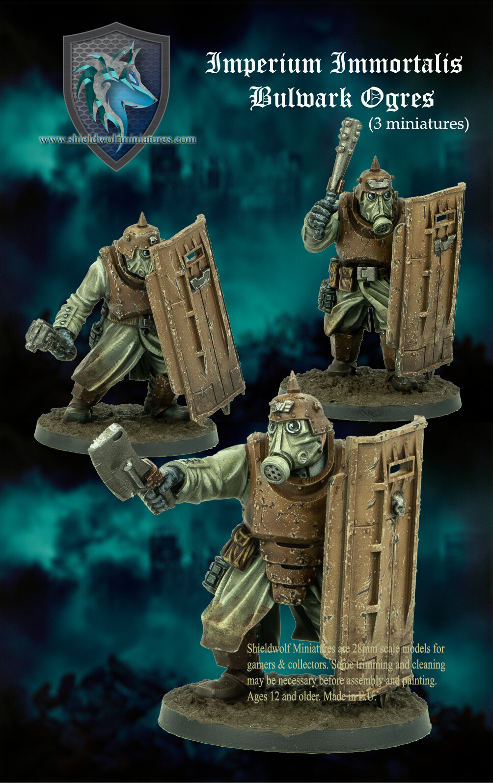 Immortalis Bulwark Ogres Imperial Guard Death Korps Ogryn 28mm