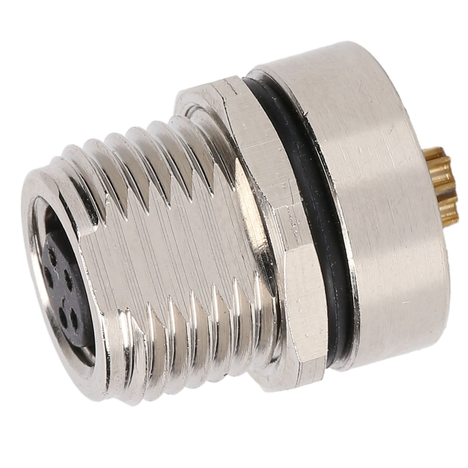 M8FS5 Panel Mounted Socket M8 IP67 Connector 5pin Plug Adapter Connector❀