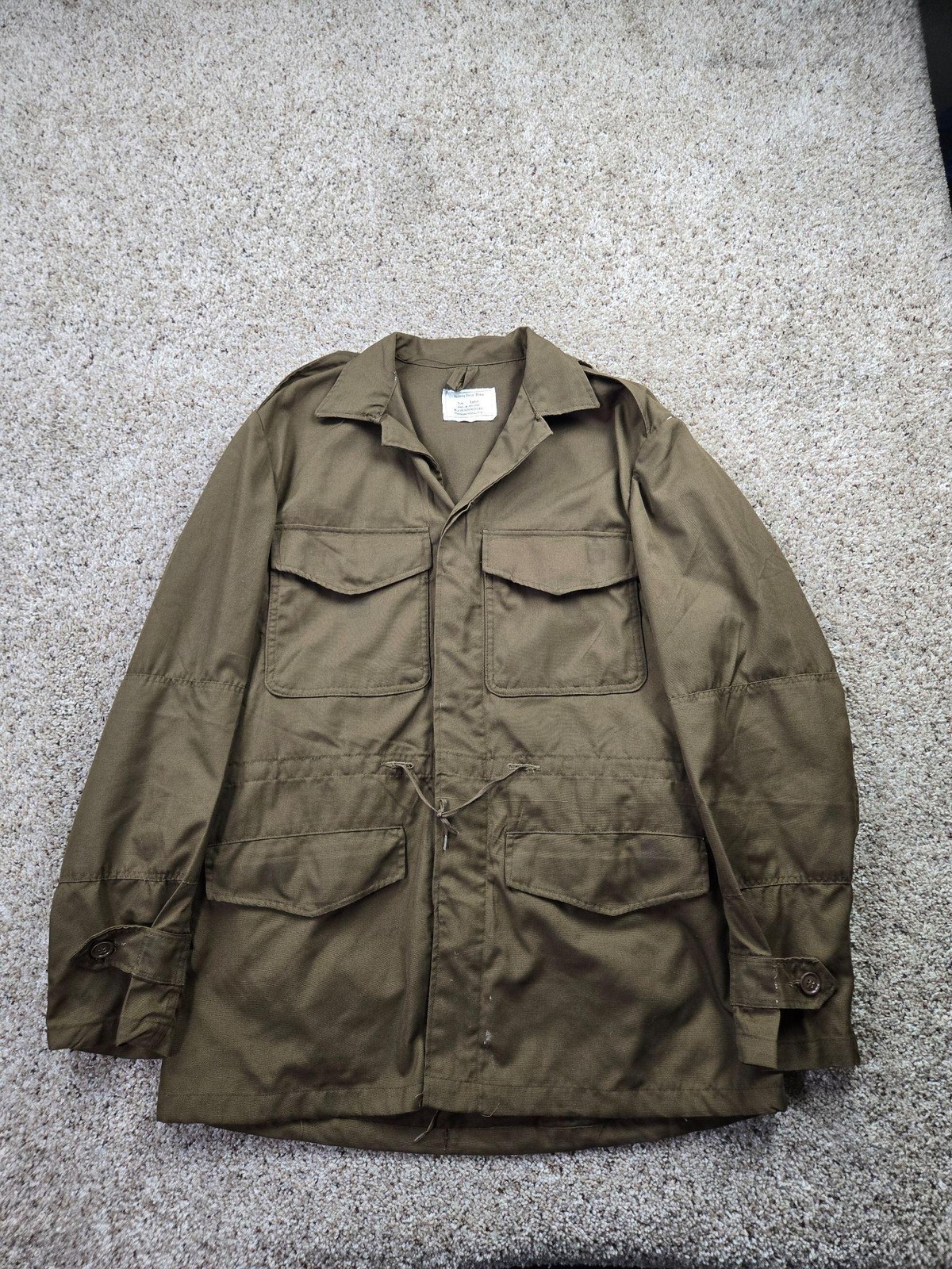 Vintage 1976 SADF Nutria Field Jacket Large M63 South African Military Coat