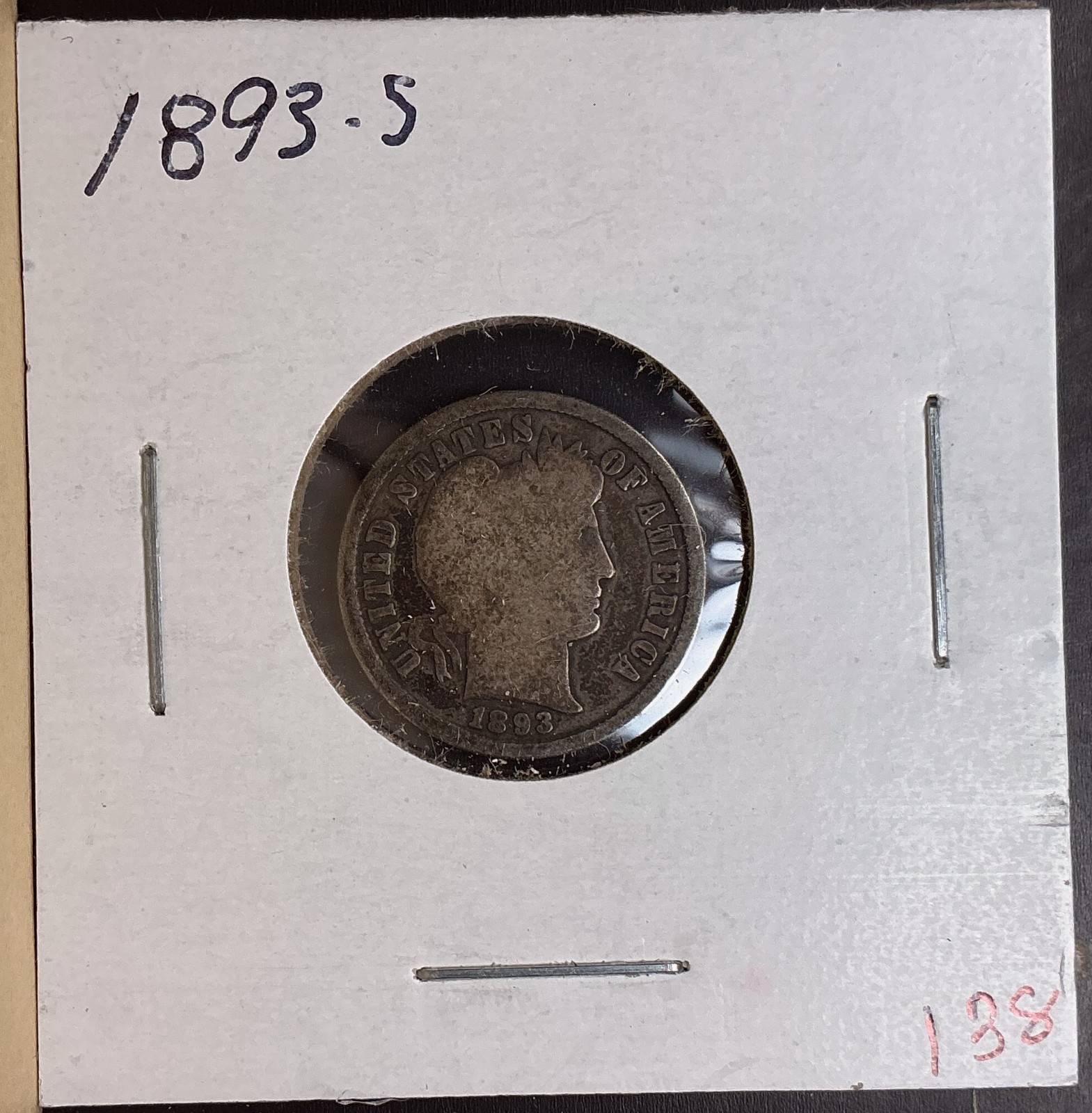 1893-S Barber Liberty Dime rare KEY date silver great coin choice better date