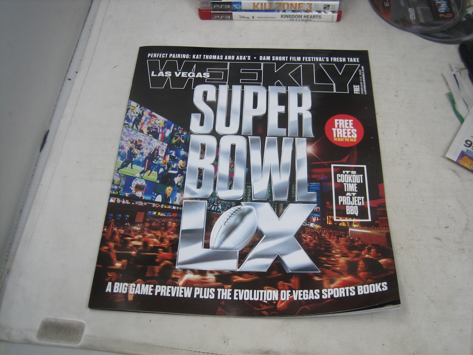 LAS VEGAS WEEKLY MAGAZINE SUPER BOWL FEB 5-11 2026 ISSUE NFL FOOTBALL