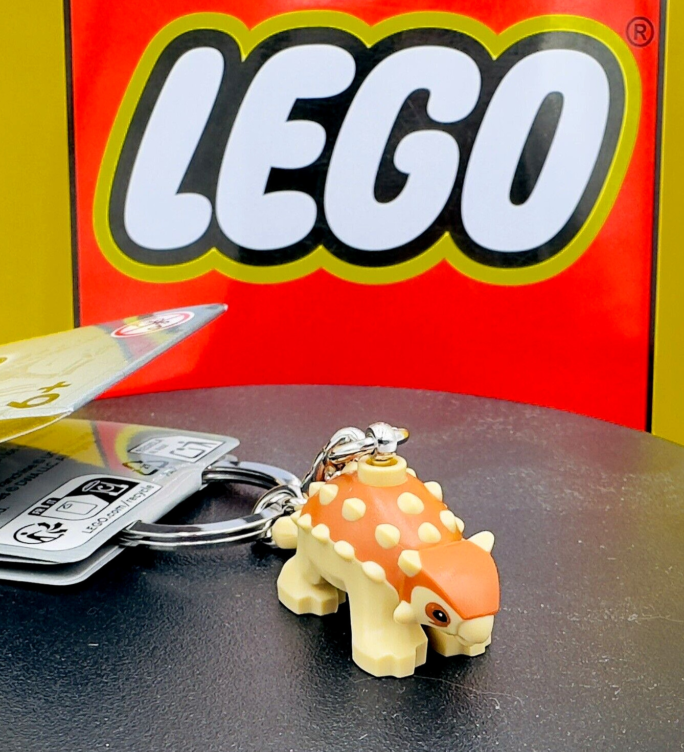 Lego 854316 Jurassic World Baby Ankylosaurus Minifigure Keychain