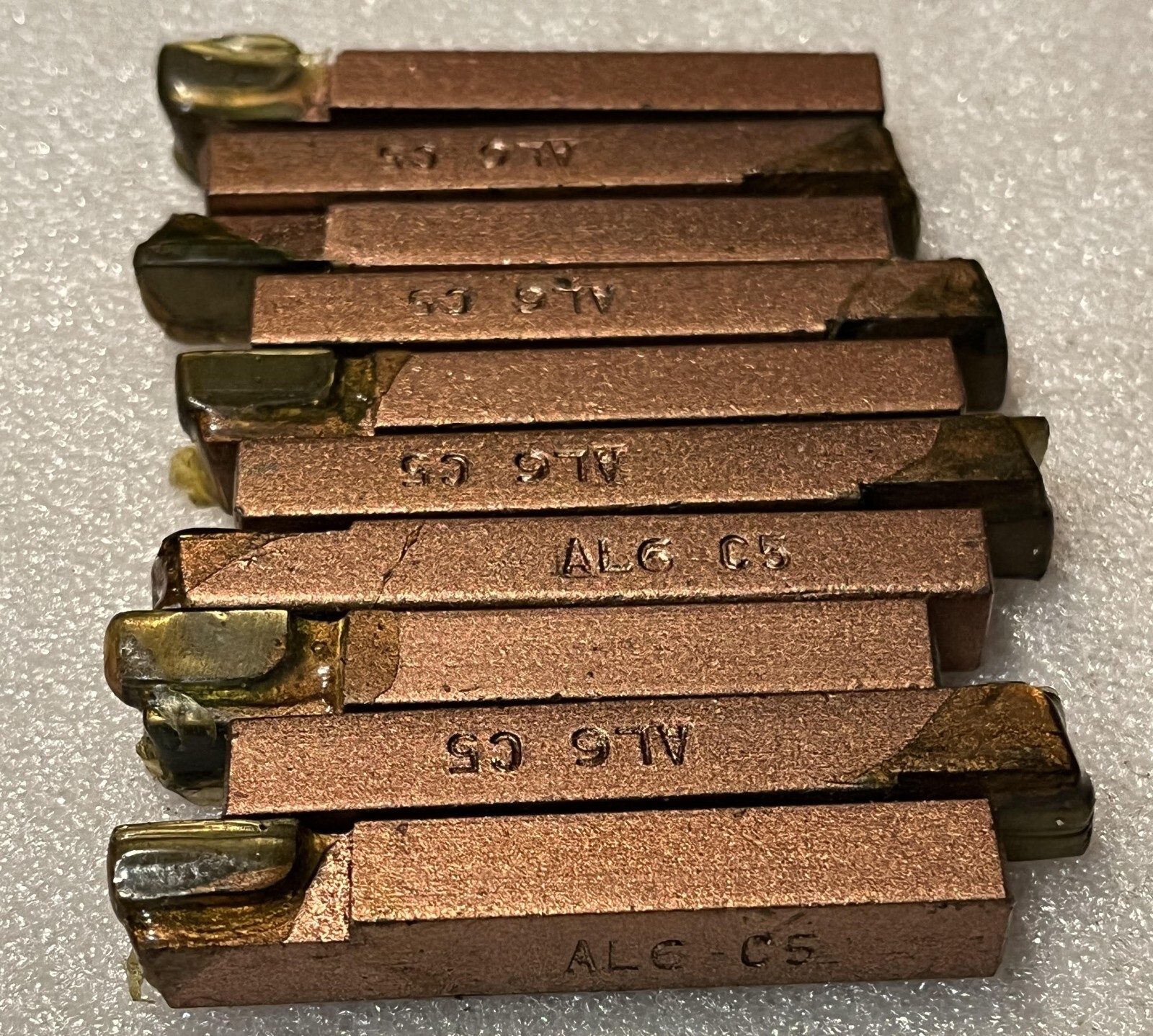 AL6 C5 CARBIDE TURNING TOOL, NEW, FOR STEEL, 10/lot
