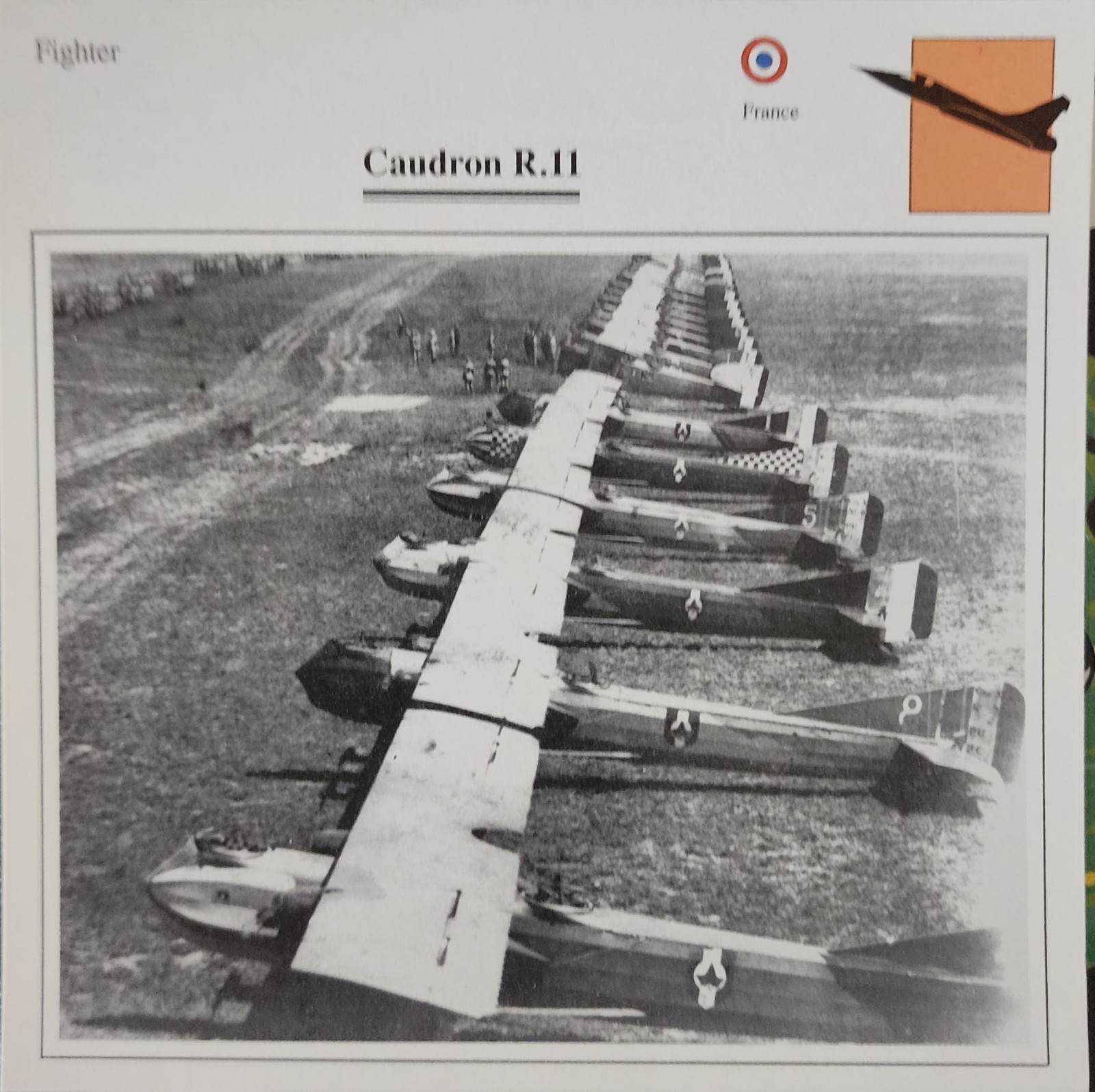 Caudron Plane Picture Original Aircraft Vintage Details Info Collector Card