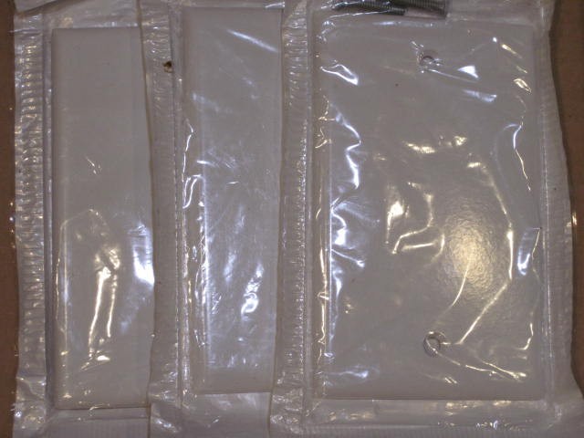 13 Random Switch Plate & Blank Covers - White Almond/ Gray / Electrical - Home