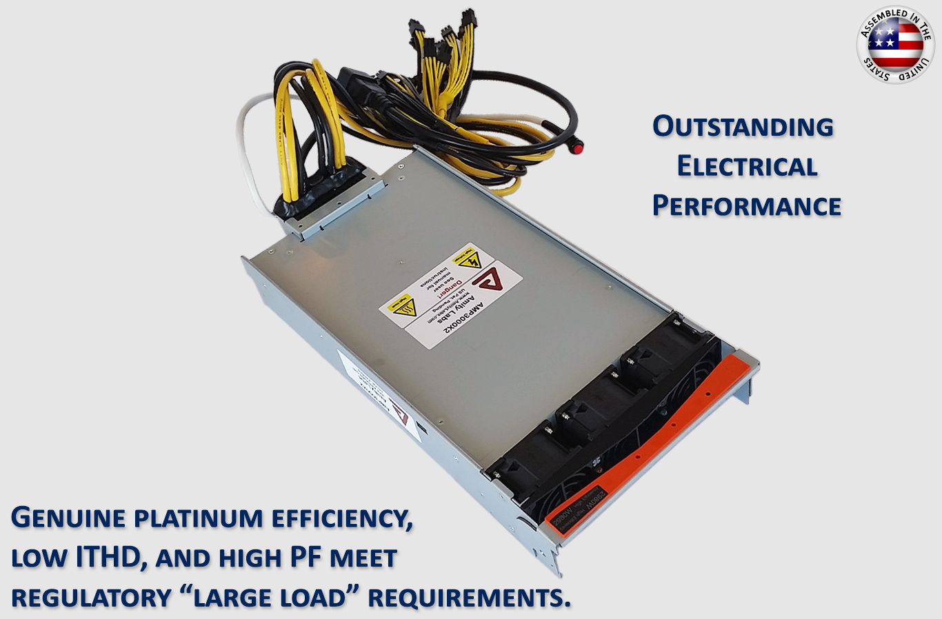 True 3000 Watt Mining Power Supply - For Any Two (2x) Antminers / Avalons