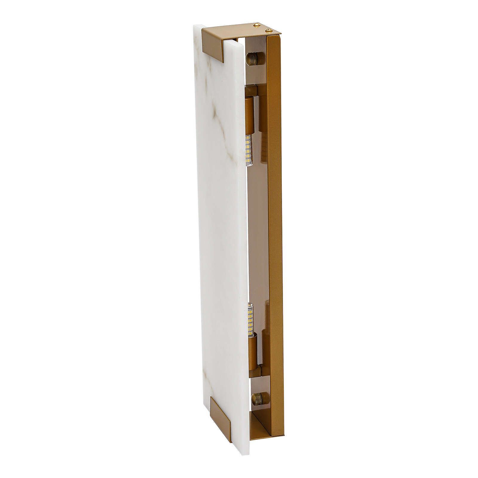Rectangular G9 Light Wall Lamp Hand-Carved Alabaster Sconce Bedroom Kitchen US