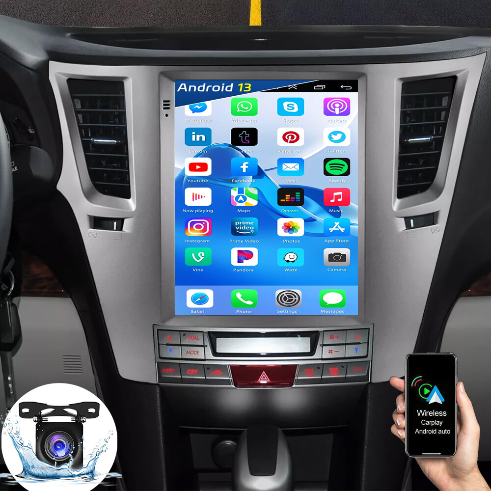 Apple Carplay For Subaru Outback Legacy 2009-2014 Car Stereo Radio GPS Navi RDS