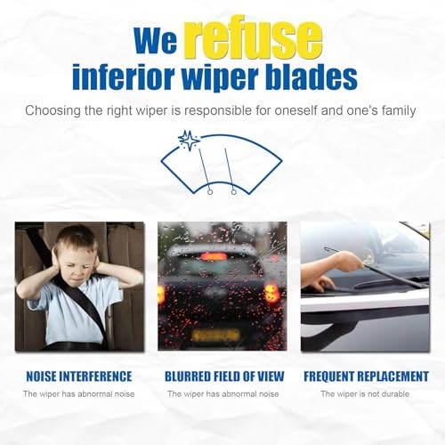 3 wipers Replacement for 2018-2025 Volkswagen Atlas Windshield Wipers | Exact