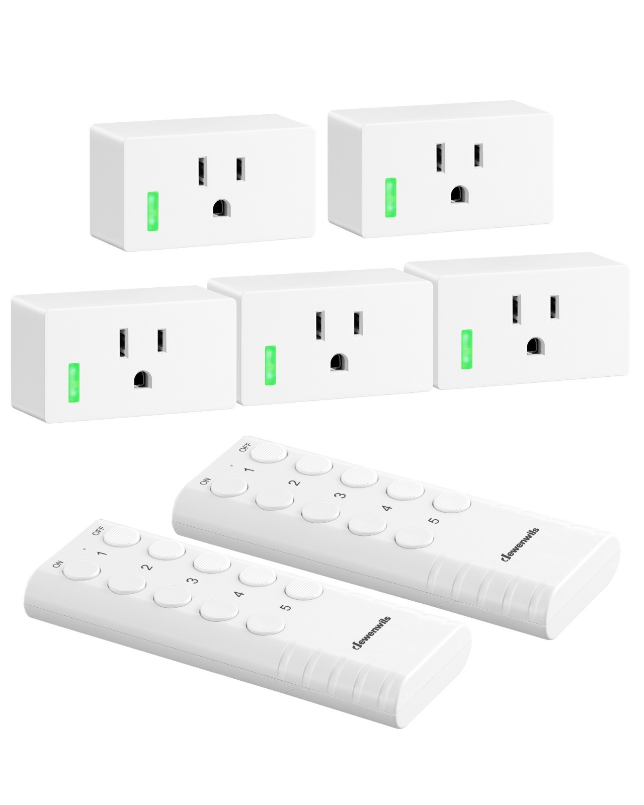 200FT Range Remote Control Outlet, Indoor Wireless Outlet Switch for Lights
