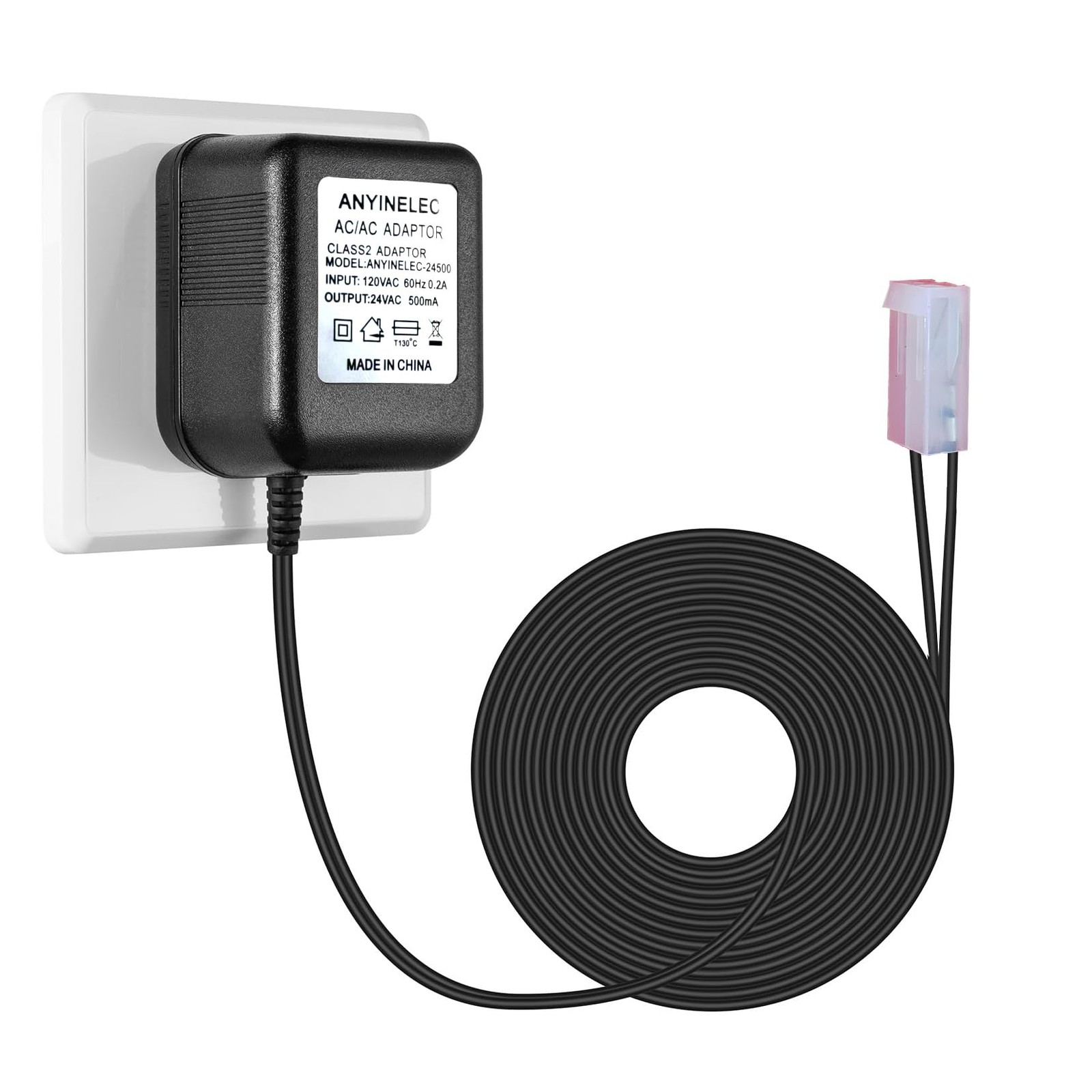 ANYINELEC 24V Adapter for Rain Bird SST Indoor Sprinkler Irrigation Black