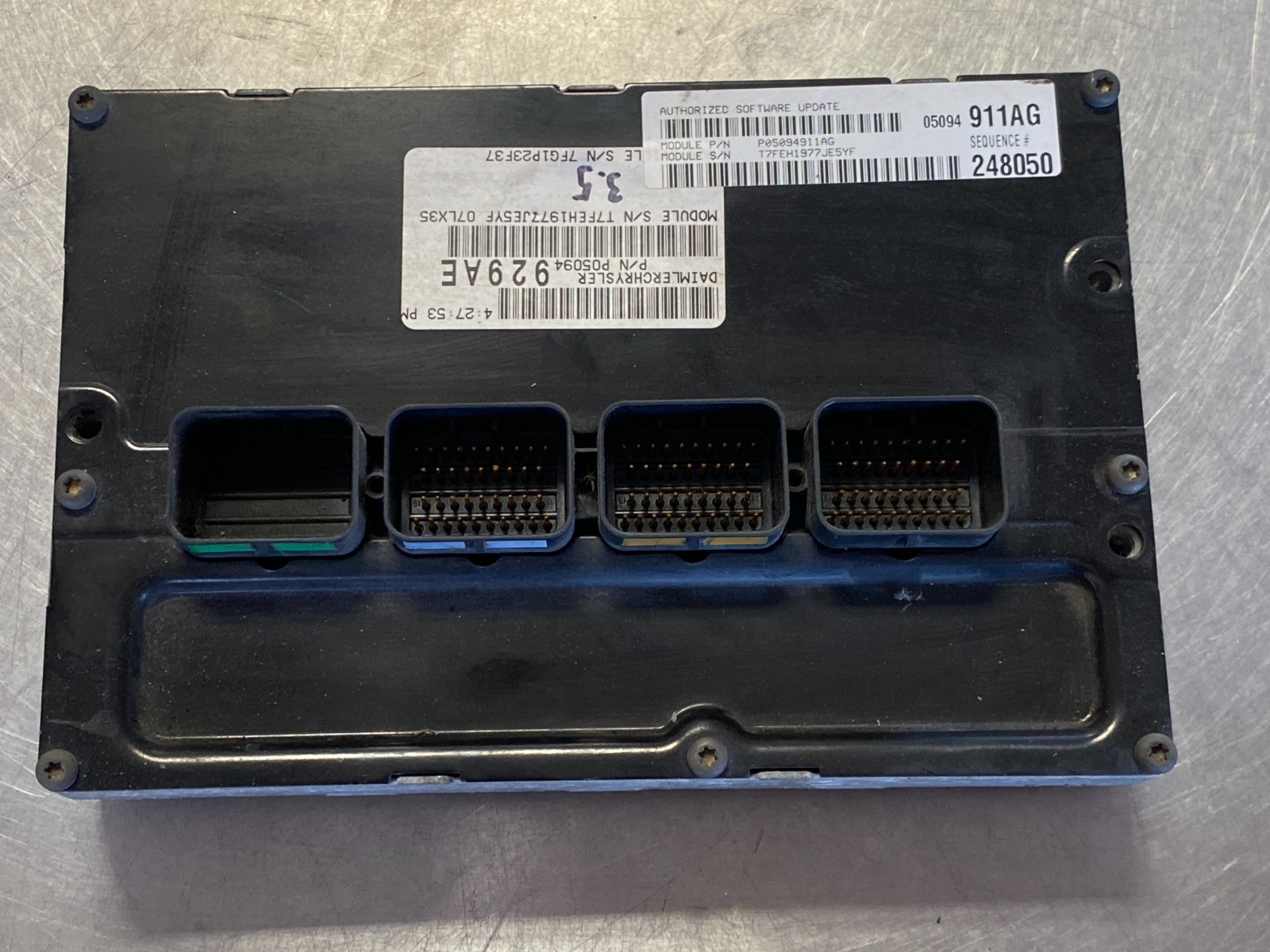 2007 Dodge Magnum 3.5L PCM ECM Engine Computer ECU 05094911AG