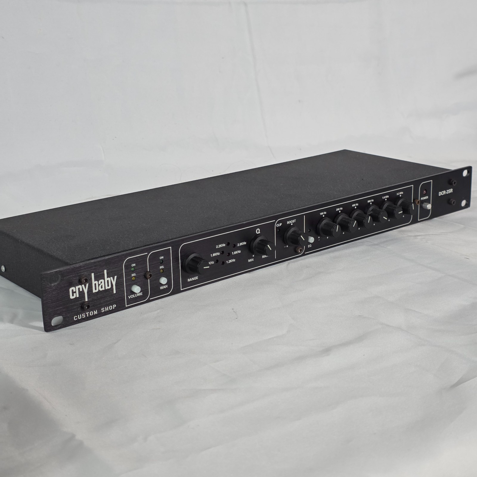 Dunlop Cry Baby DCR-2SR Custom Shop Rackmount Wah Pedal System Pro Audio - Black