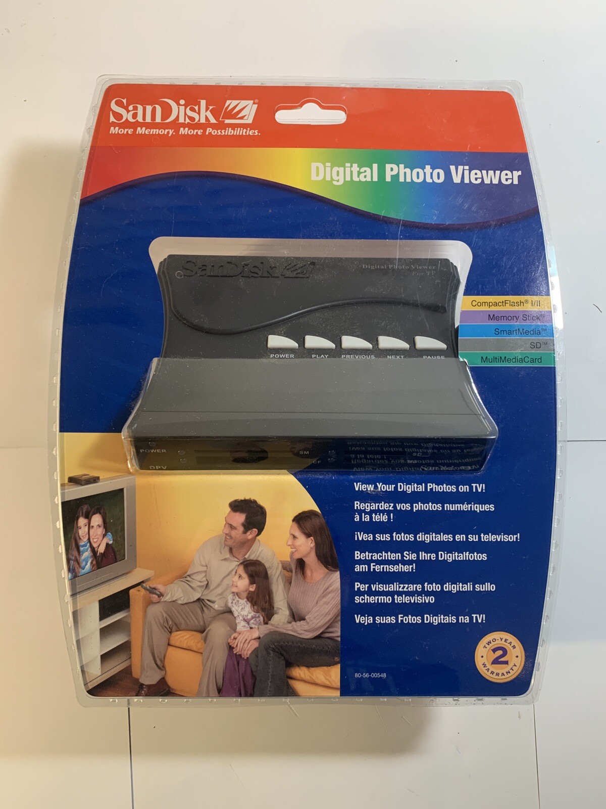 SanDisk Digital Photo Viewer, Model # SDV1-A w/remote