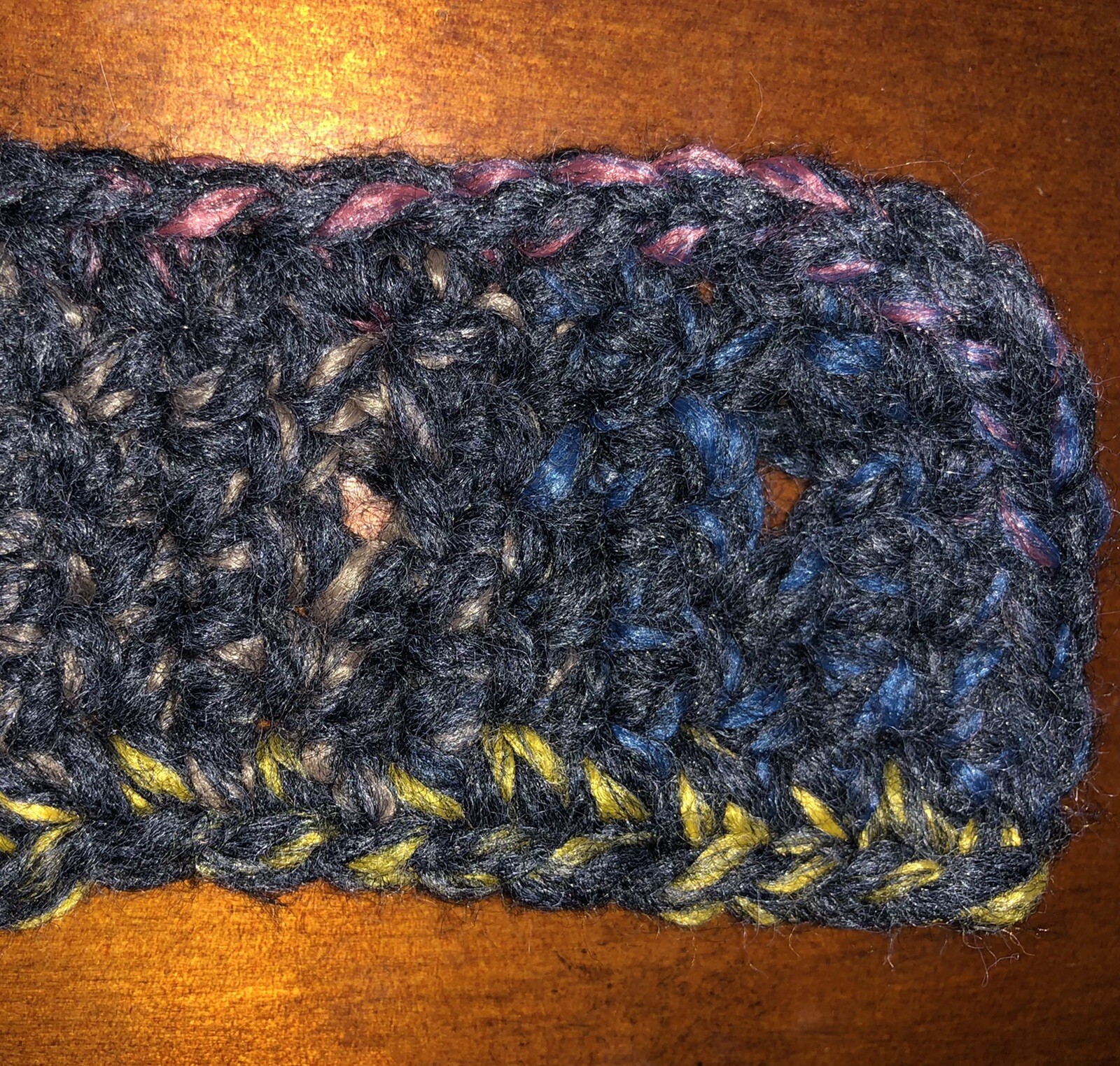 Crochet Headband Earwarmer With Flower - Adjustable
