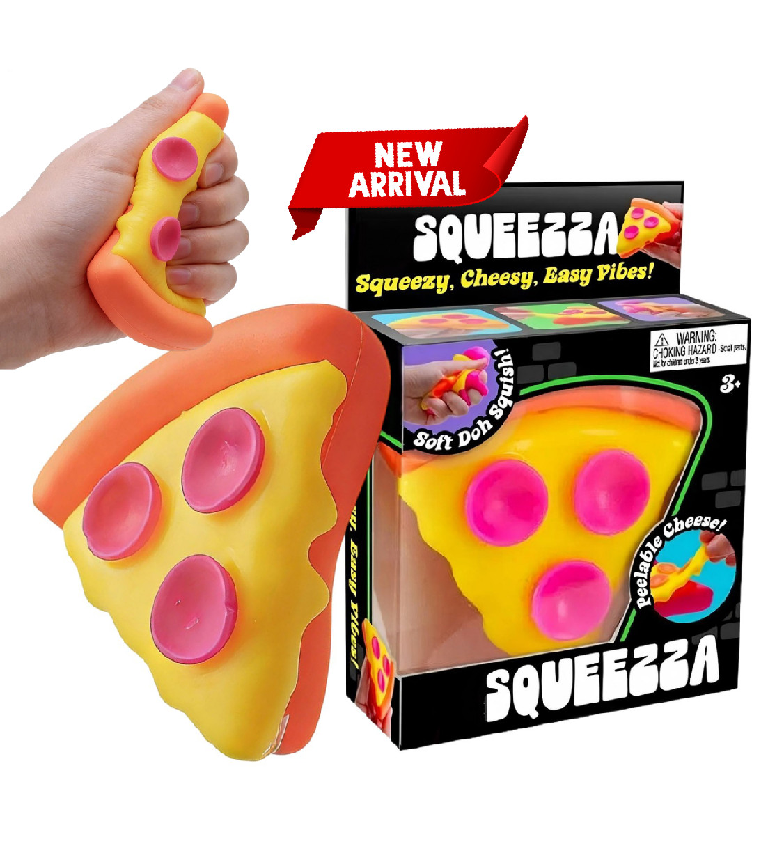 NeeDoh Squeezza Pizza Nee Doh Squeeze USA