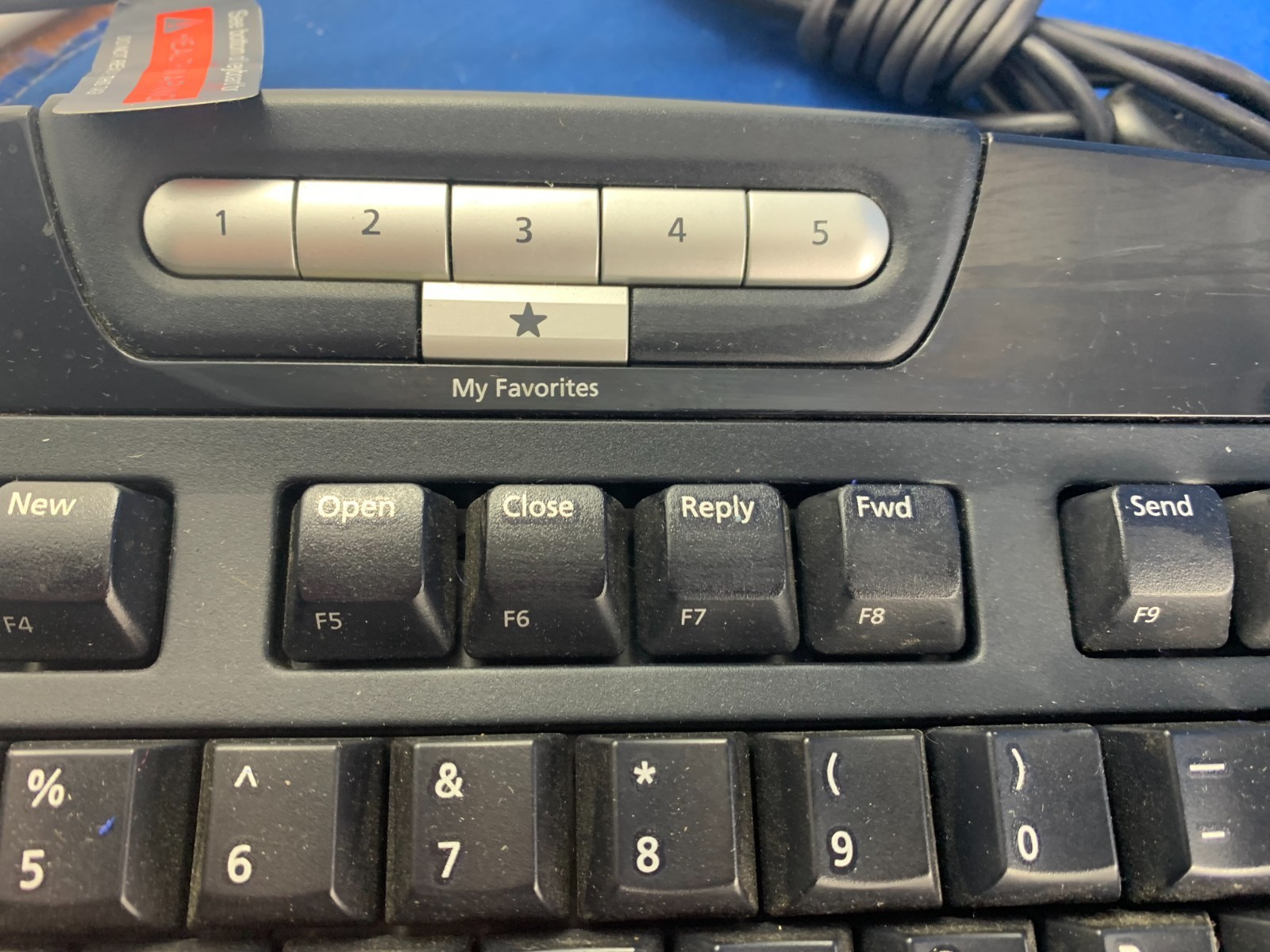 MICROSOFT Digital Media KEYBOARD USB Multimedia 1.0A Model 1031 Wired Black