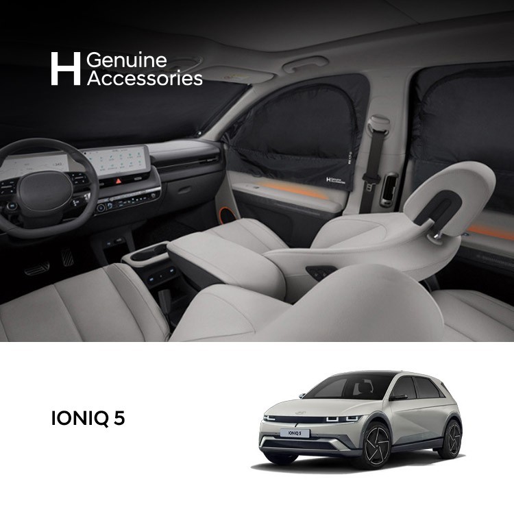 [Genuine] Hyundai IONIQ 5 NE PE Window Curtain Set Camping Sunshade Privacy