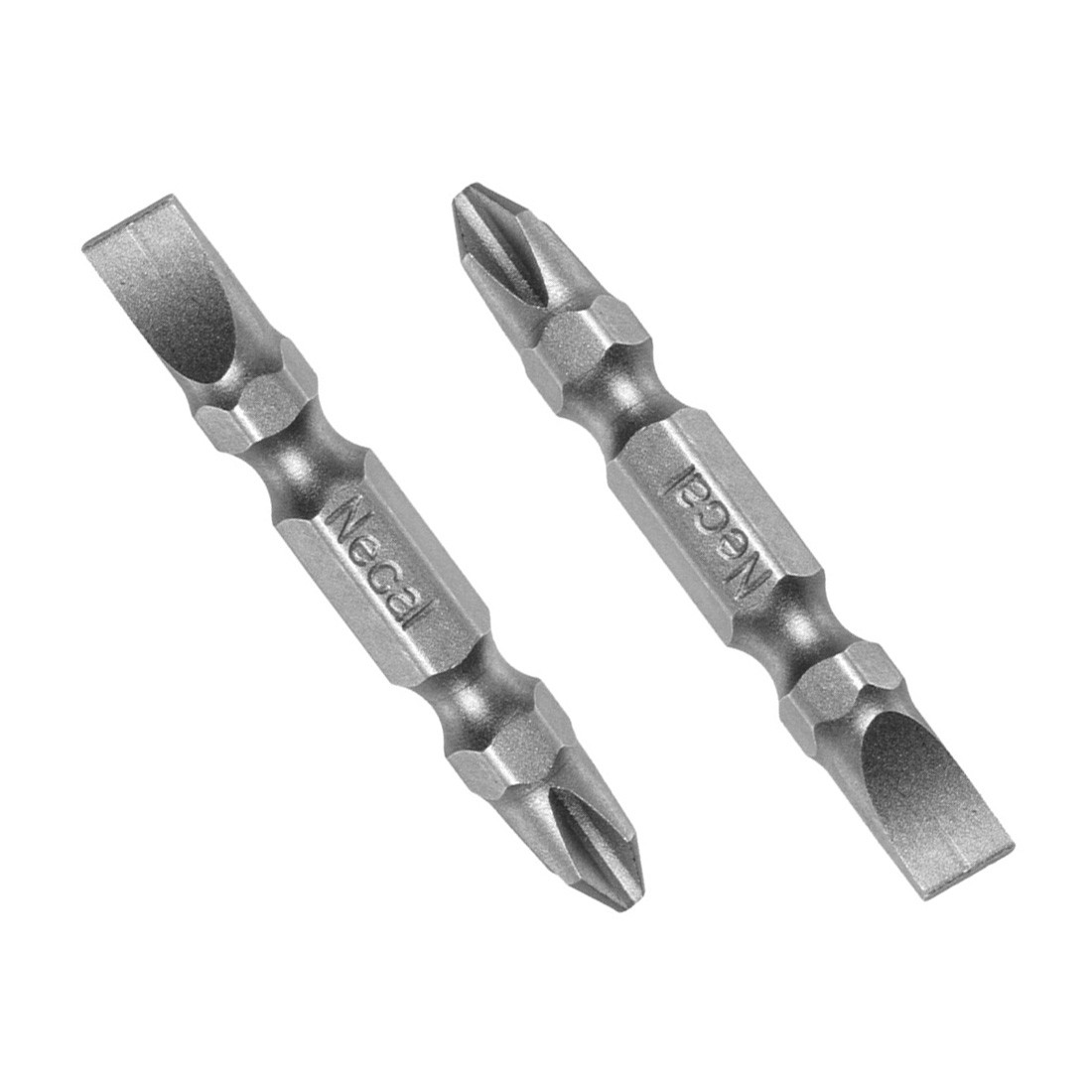 5 Pcs 1/4" Hex Shank 1.97" Length PH2/SL6 Magnetic Double Ended Screwdriver Bit