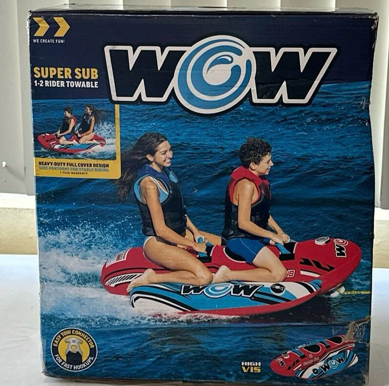 NEW-WOW Sports Suber Sub 1 - 2 Person Towable, Children to Adult Ages 12+