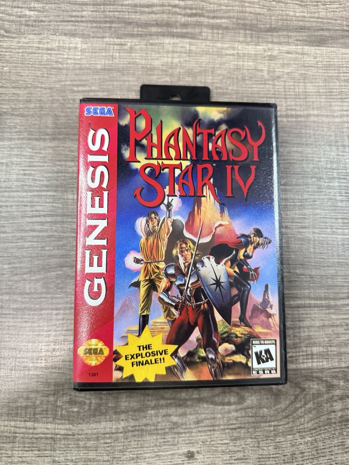 Phantasy Star IV 4 Custom Game Case For Sega Genesis  *NO GAME*